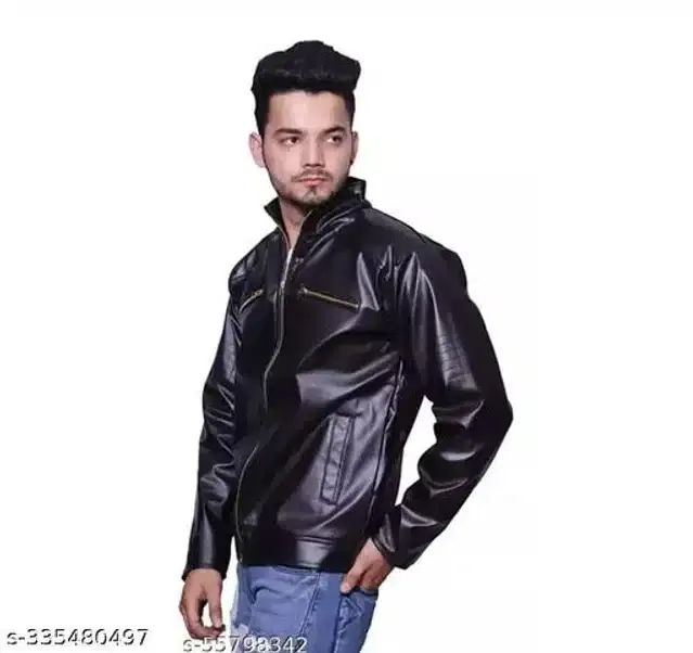 Full Sleeves Jacket for Men (Black, S)