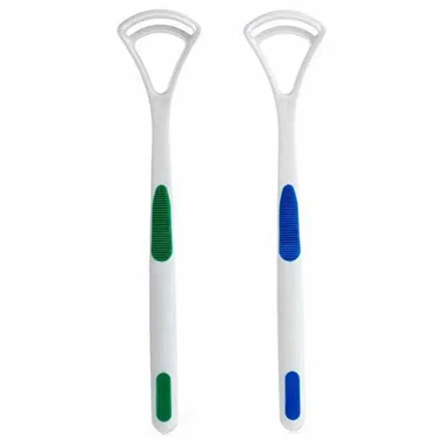 Sterling Bazaar Tongue Cleaner with Silica Handle, Pack of 2, St-085