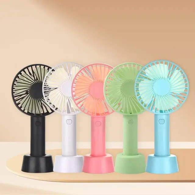 Immutable Preimum Quality Rechargeable Portable Mini Fan with 3 Speeds USB Rechargeable Fan Rechargeable Fan -Multicolor
