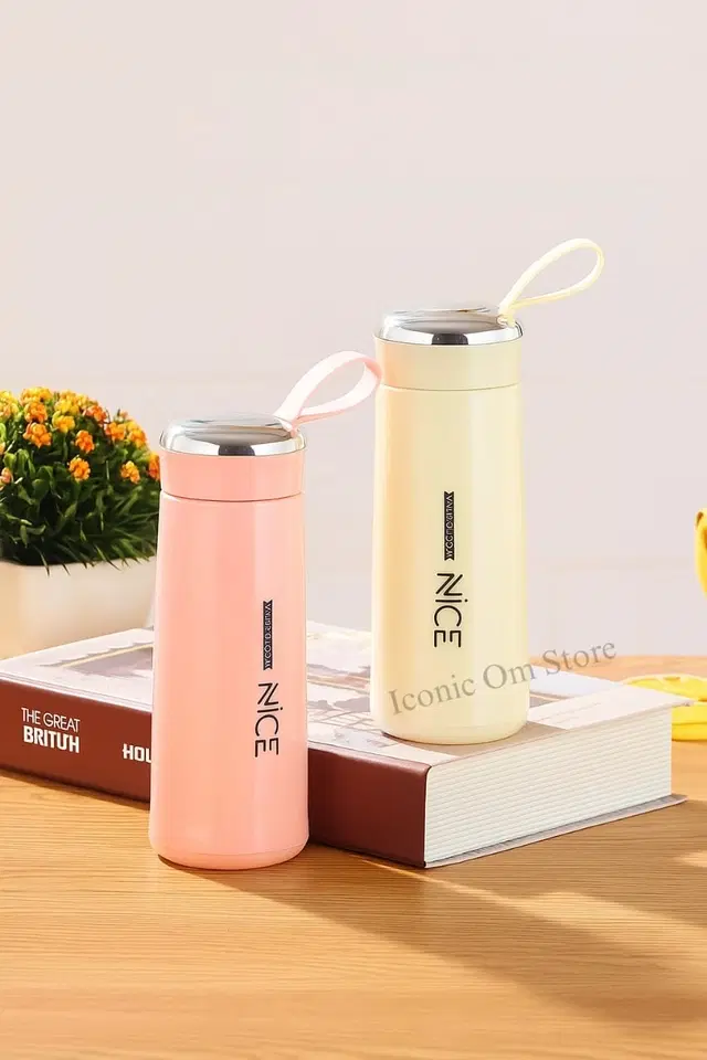 Plastic Water Bottle, Multicolor, 500 ml, Pack of 2