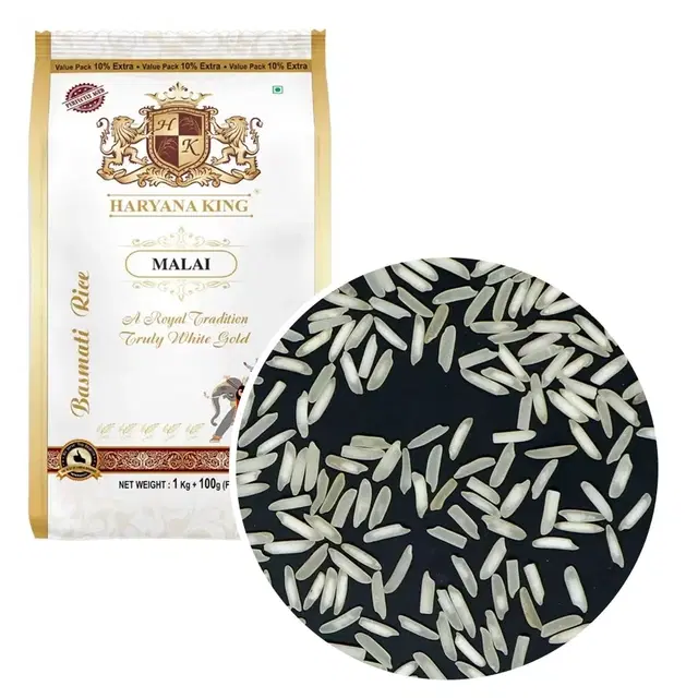 Haryana King Tibar(Malai) Basmati rice 1 Kg