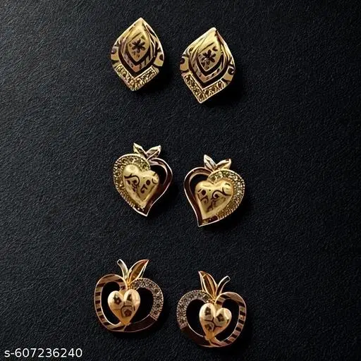 Gold Plated Earrings/Stus