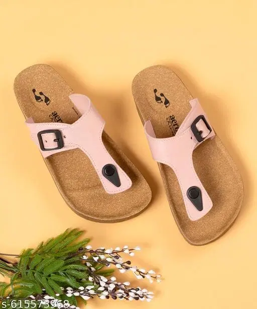 Aerowalk Flip-flops for Women (Pink, 3)