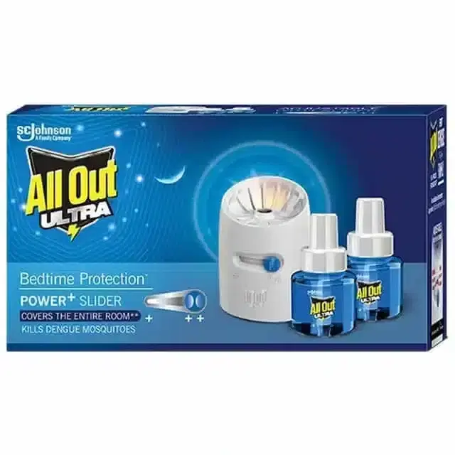 All Out Ultra Power+ Slider (2 Refills + Machine) 2X45 ml