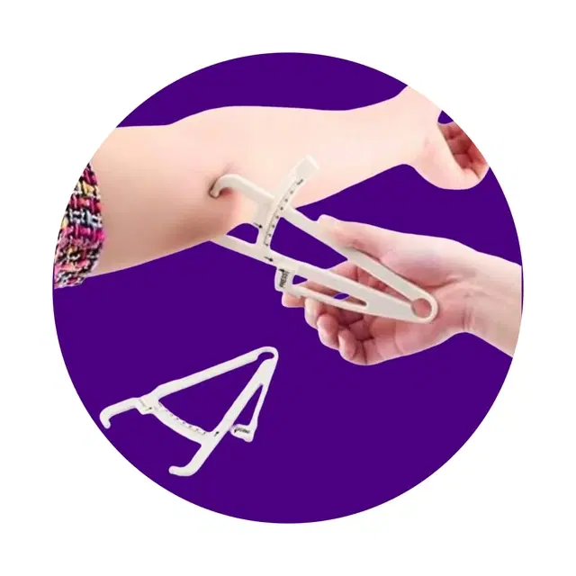 Lightweight Eco-Friendly Body Fat Measuring Caliper, Multicolor, Pack of 1