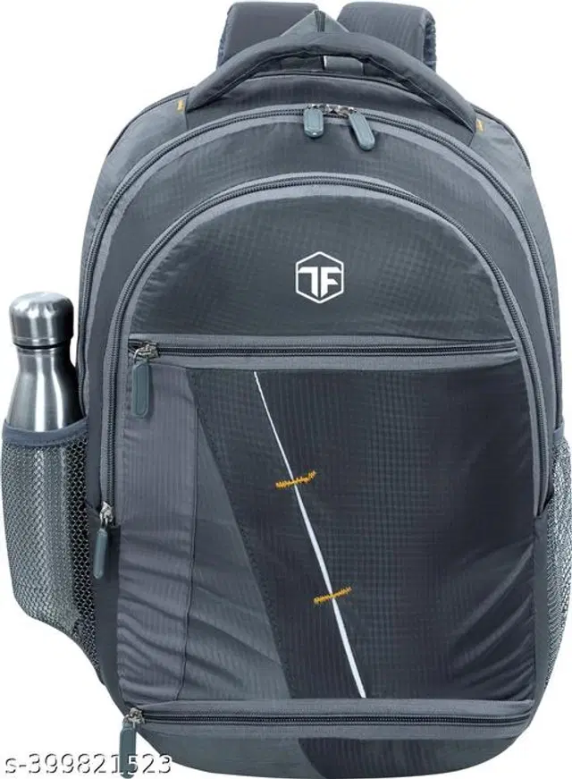Taha Polyester Backpack for Kids, Grey, 30 L