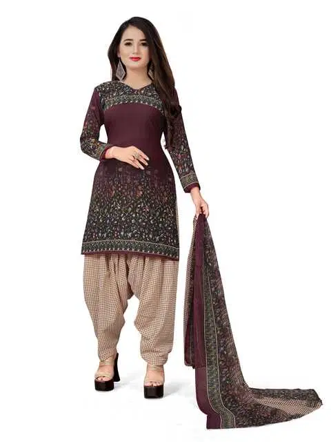 Sharda Creation Women's Dress Material (Multicolor) (SC42)