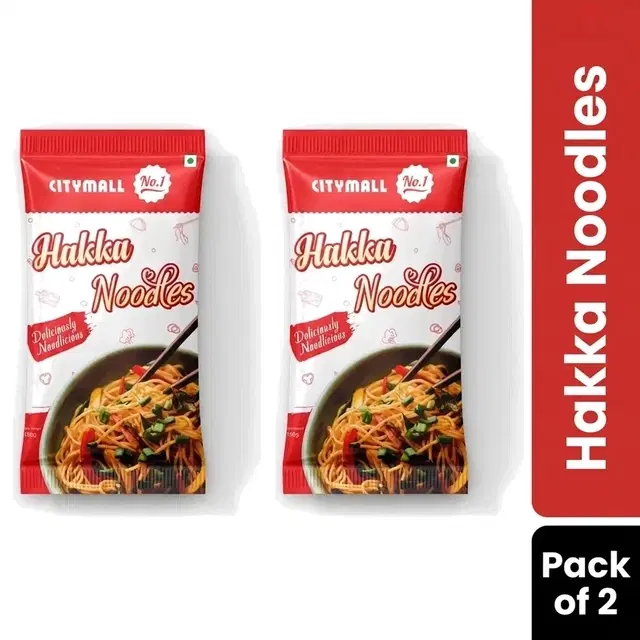 Citymall No.1 Hakka Noodles 2X150 g (Pack of 2)