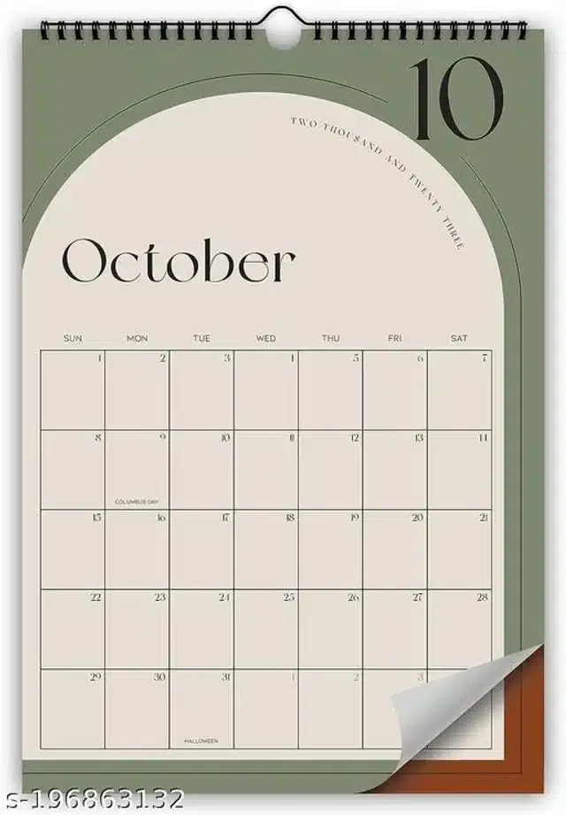 Wall Hanging Calender cum Personal Organiser, Multicolor