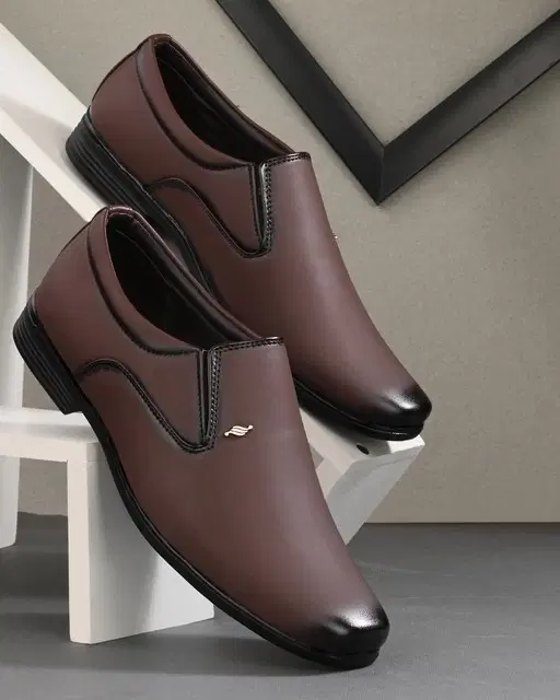 Formal Shoes for Men (Brown, 6)