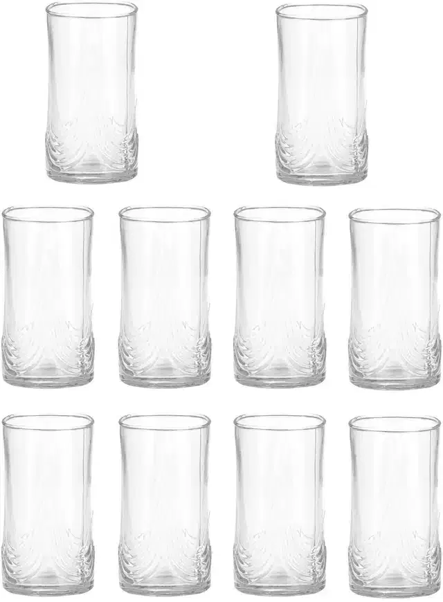 Liquor cum Cocktail Glasses, Transparent, 300 ml, Pack of 10