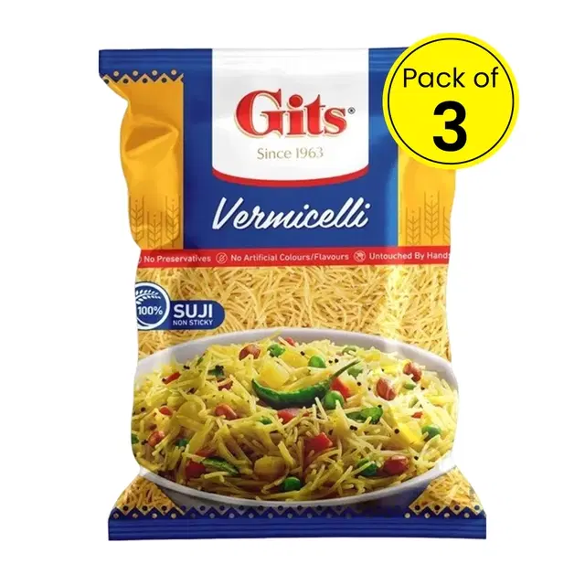 Gits Vermicelli 3X85 g (Pack of 3)