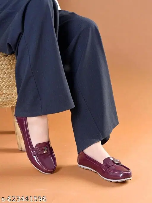 Shoetopia Loafers (Red, IND-3)