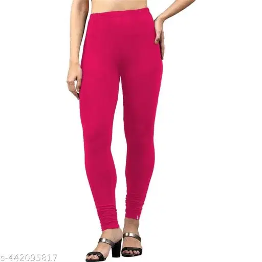 Cotton Lycra Solid Legging for Women & Girls