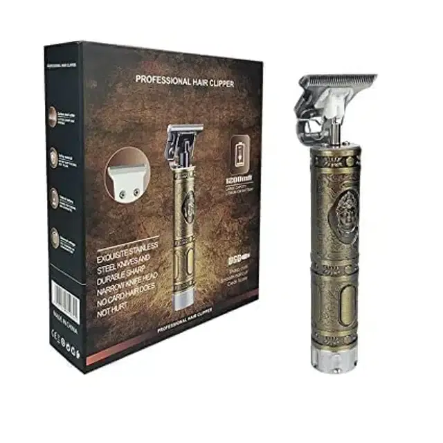 Rechargeble Trimmer for Men, Gold
