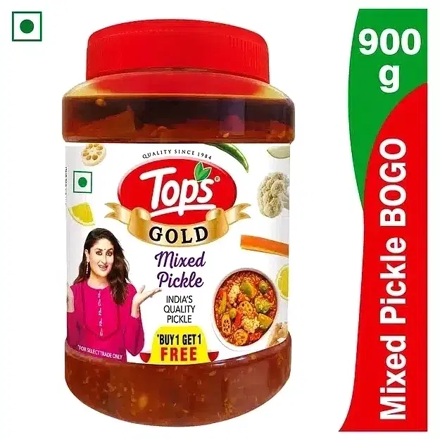 Tops Gold Mixed Pickle 2X915 g (Buy 1 Get 1 Free)