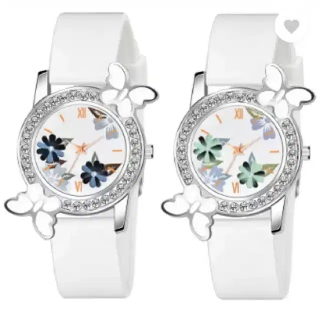 Analog Watch for Women, Pack of 2 (Multicolor)