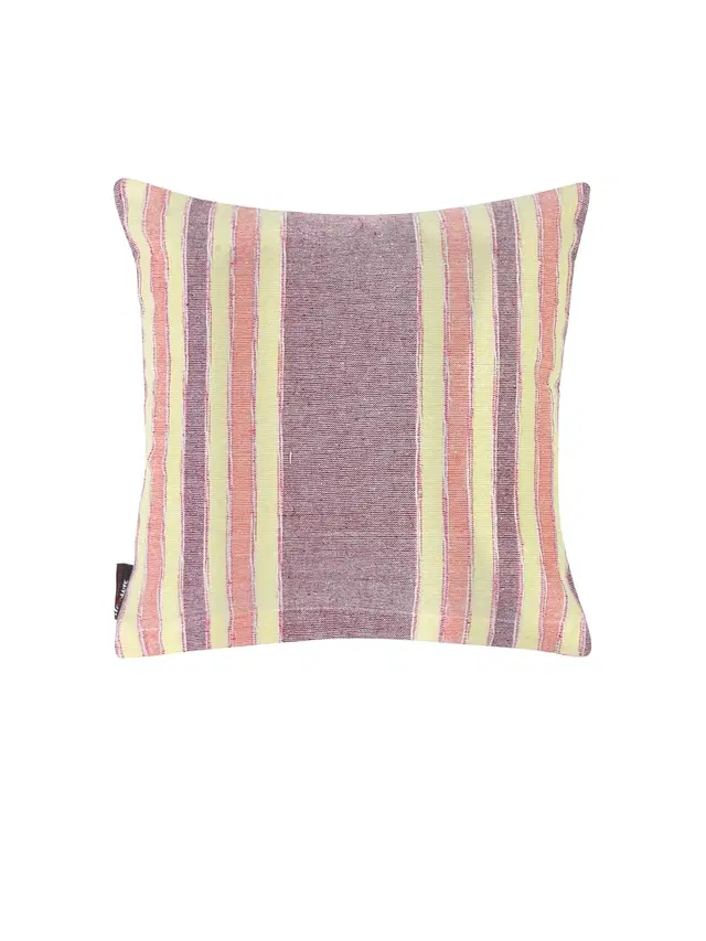 Cotton Cushion Cover, Purple, 14x14 inches