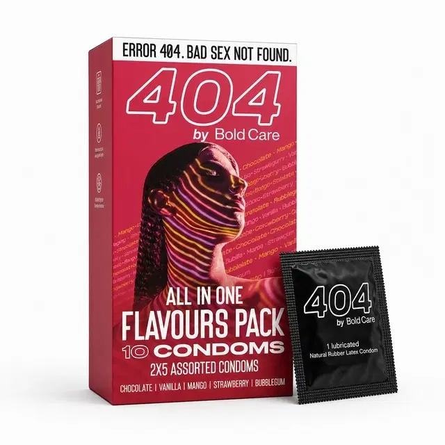 Bold Care 404 Super Ultra Thin Multi-Flavored Condoms, 10 Pcs