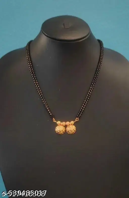 Gold Multiple Strand Mangalsutra for Women (Free Size)