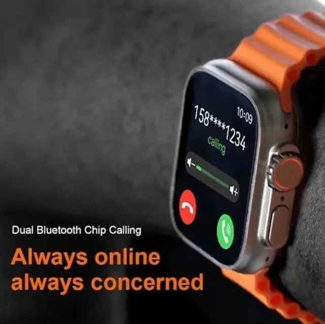 Silicone T800 Ultra Smartwatch, Orange