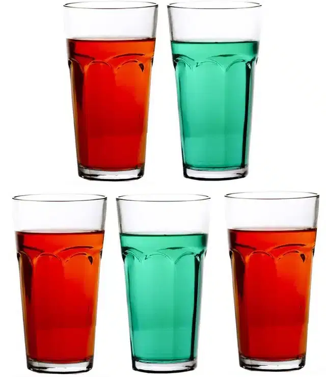 Liquor cum Cocktail Glasses, Transparent, 300 ml, Pack of 5