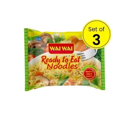 Wai Wai Ready To Eat Veg Masala Noodles 3X70 g (Pack of 3)