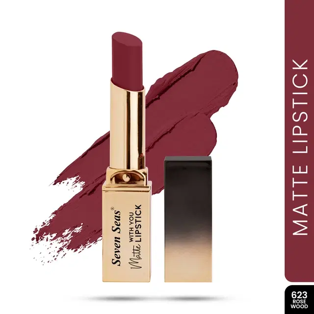 Seven Seas Lipstick for Women, Peach Rose (3.5g)