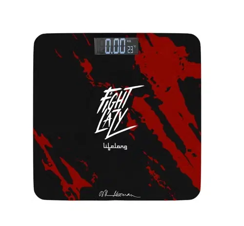 Lifelong Fight Lazy Series Digital Weighing Machine (Black & Red)