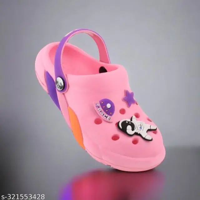 Clogs for Kids (Purple & Pink, 4-4.5 Years)
