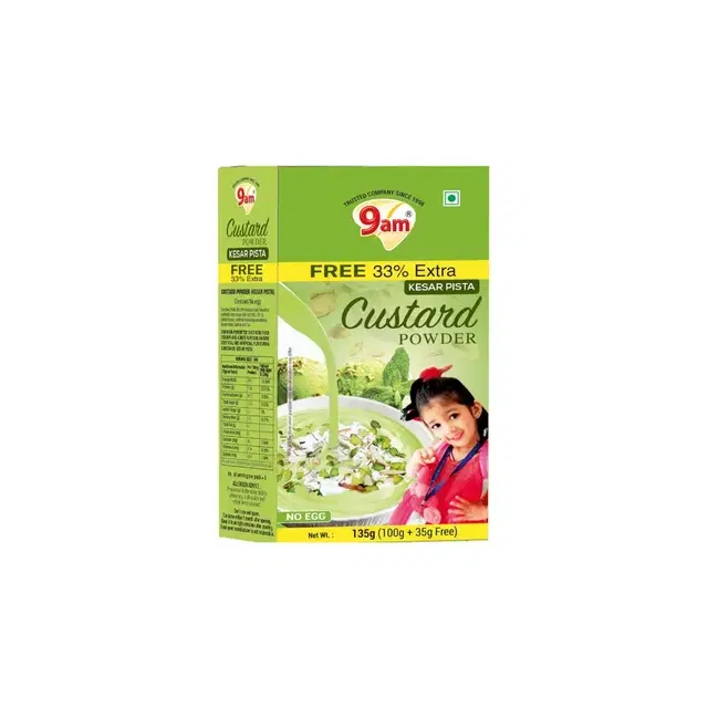 9 Am Kesar Pista Custard Powder 135 g
