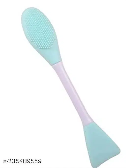 3in1 Multipurpose Silicone Face Scrubber Exfoliating Brush Face Mask Applicator  (Pack of 1)