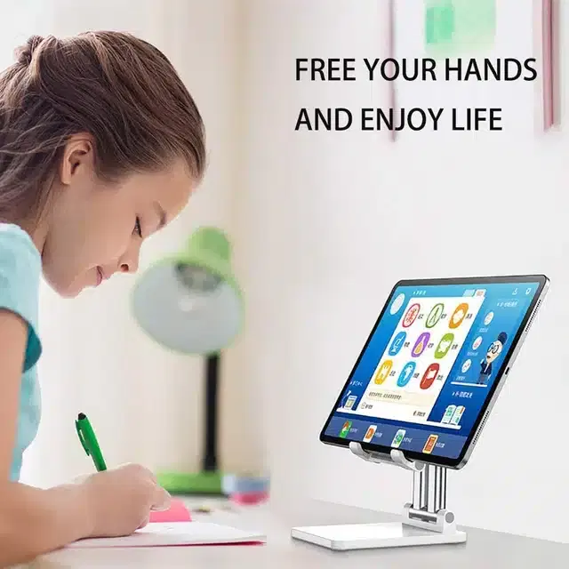 Plastic Tabletop Mobile Stand, Multicolor
