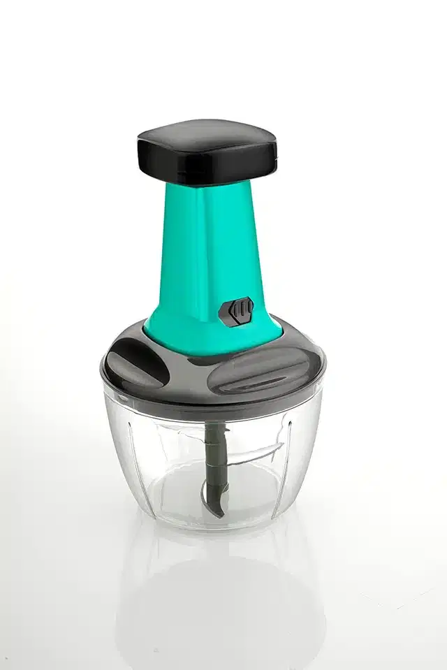 7 Blades Vegetable Push Chopper, Green, 800 ml