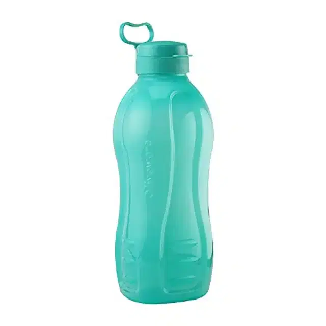 Airtight Plastic Water Bottle with Lid, Sea Green, 2000 ml