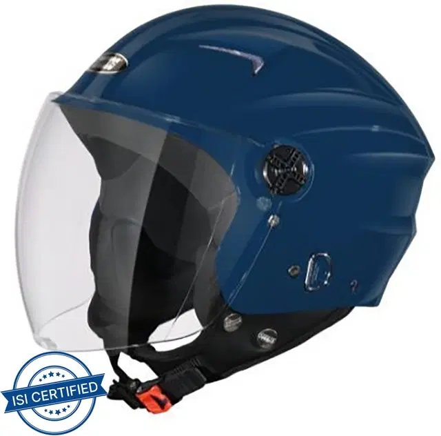STUDDS Ray Super Motorbike Helmet, Petrol Blue, Pack of 1, Size M