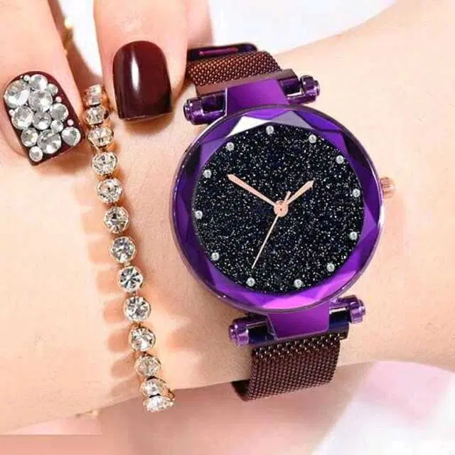 Analog Watch For Womens (Purple) (WS-175)