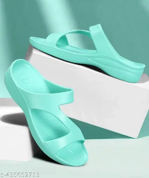 Paragon EVA Slippers for Women (Teal, 6)