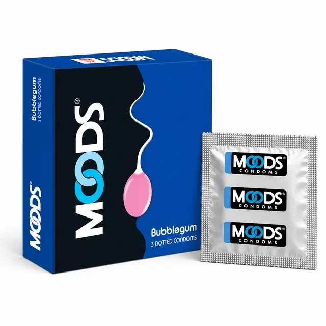 Moods Bubblegum Condom, 3 Sheets