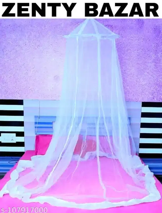 Mosquito Net for Home, White, 6.5x6.5 feet