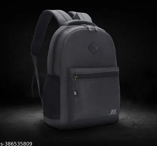 Plastic Backpack for Men & Women, Black