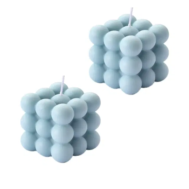 Floish Decor Premium Scented Bubble Candles, Pack of 2