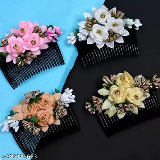 Hair Bun Extension for Women, Pack of 3 (Multicolor)