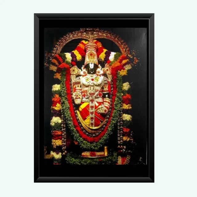 Polyester Photo Frame, Black, 5x7 inches