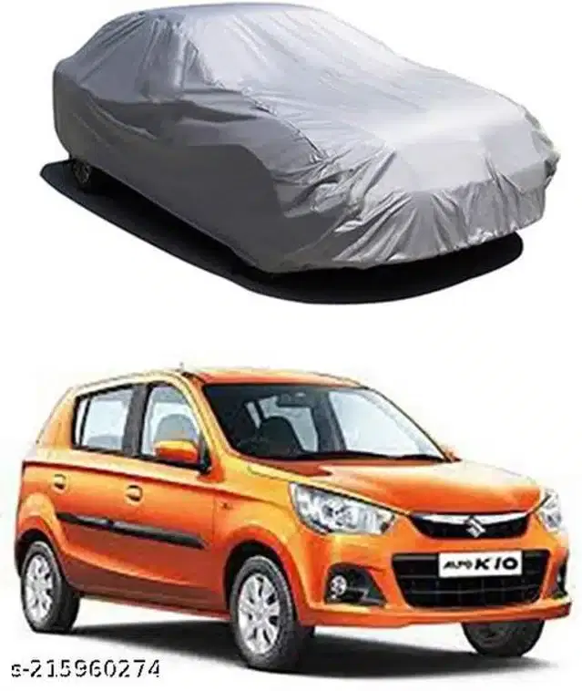 Taffeta Waterproof Car Cover for Maruti Suzuki Alto K10, Multicolor