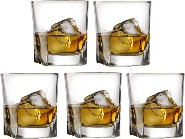 Liquor cum Cocktail Glasses, Transparent, 180 ml, Pack of 5