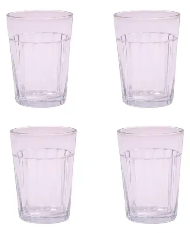 Liquor cum Cocktail Glasses, Transparent, 100 ml, Pack of 4
