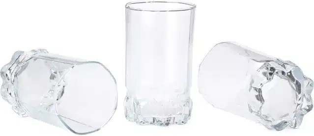 Fancy Water & Wine Glass, 300 ml, Pack of 3