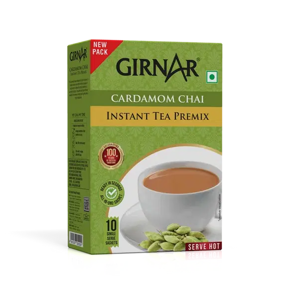 Girnar Instant Tea Premix With Cardamom 10 Saches