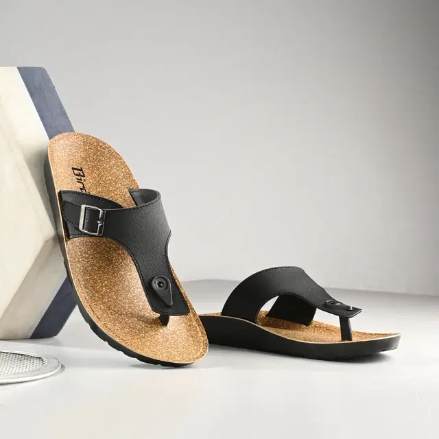 Flipflops for Men (Black, 6)